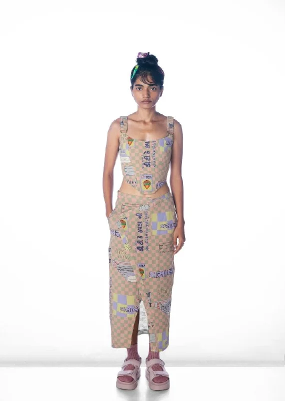 Weekend Offers That Please Mirch Masala Wrapped Pencil Skirt