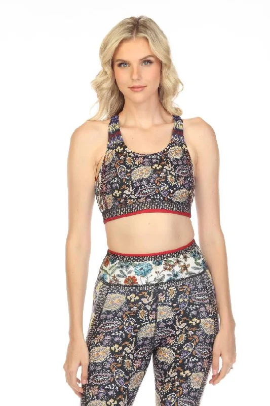 Shop Now Johnny Was Betzy Bee Active Sports Bra Boho Chic A0122A8
