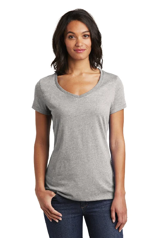 Season Finale Sale District Womens Very Important Short Sleeve V-Neck T-Shirt - Heather Light Grey Season Finale Sale District Womens Very Important Short Sleeve V-Neck T-Shirt - Heather Light Grey