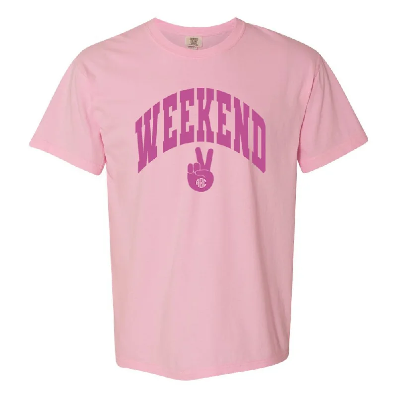 Members Only Monogrammed 'Weekend' T-Shirt