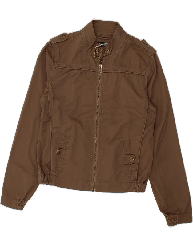 Today Only VOLCOM Womens Military Jacket UK 14 Medium Brown
