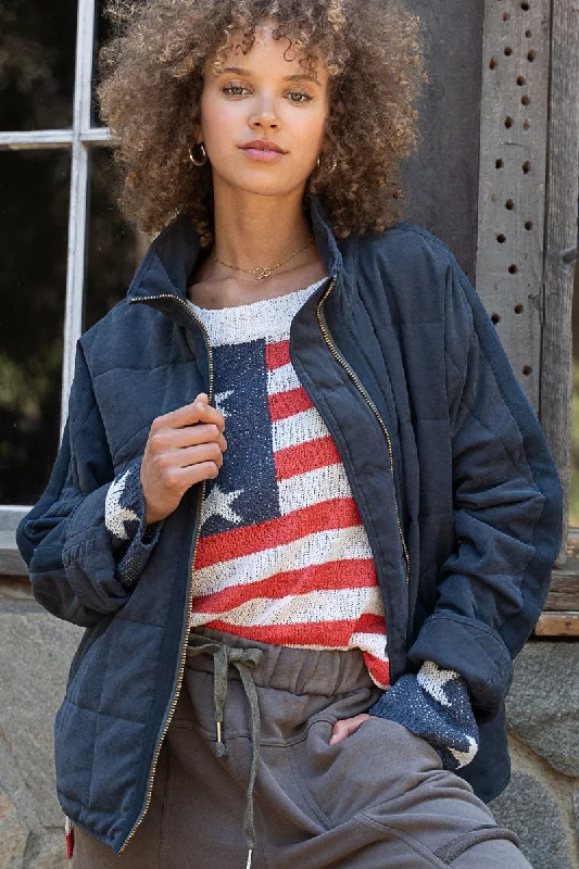 Price Drop Alert Dolman Quilted Jacket