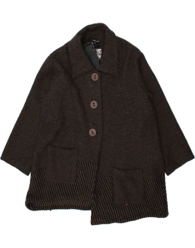 Weekend Discounts to Enjoy NESLAY Womens Overcoat US 4 Small Brown