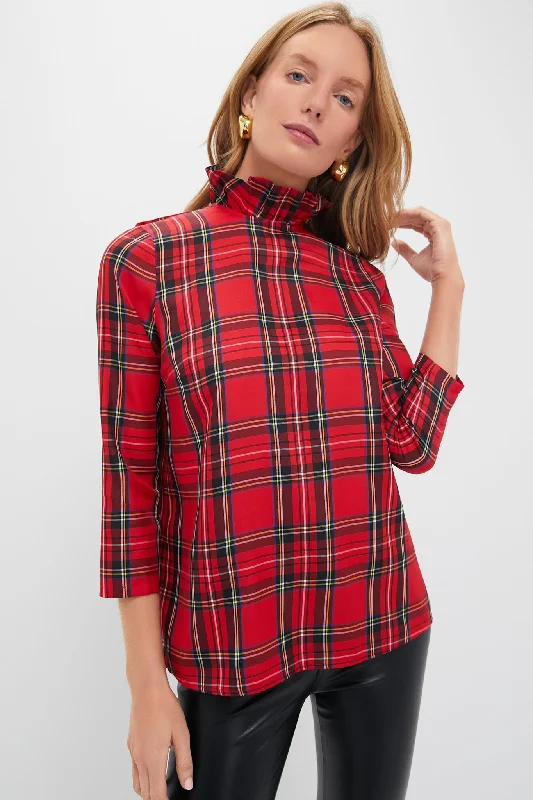 Fantastic Offers Royal Stewart Tartan Faye Blouse
