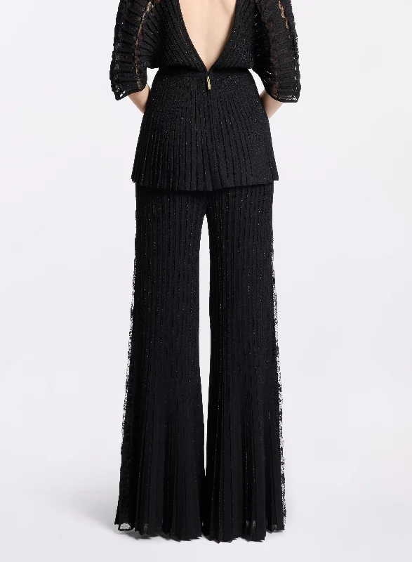Today's Special Flared Knit Pants
