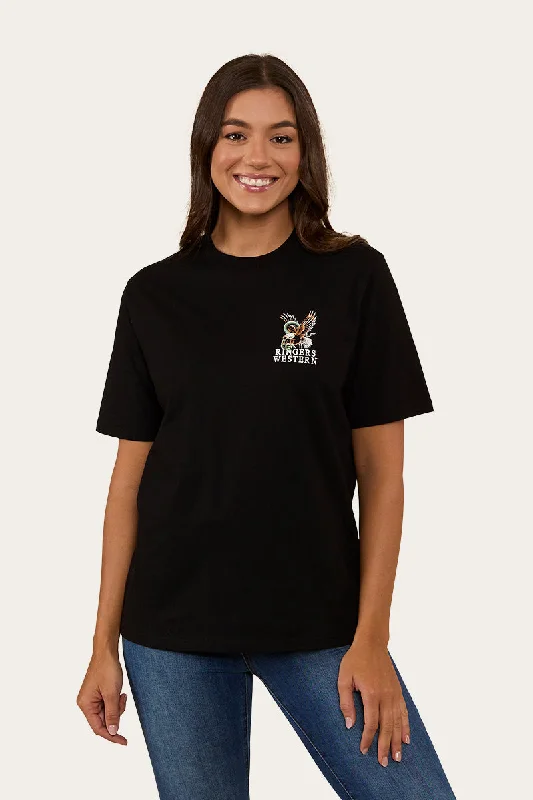 Clearance Event Eyrie Womens Loose Fit T-Shirt - Black