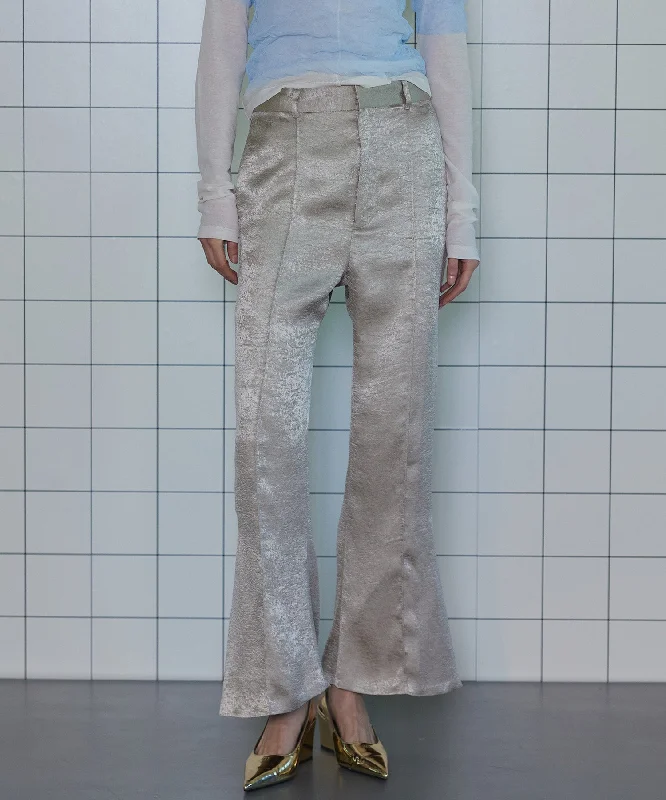 Mega Sale [SALE] DOUBLE SATIN FLARE PANTS