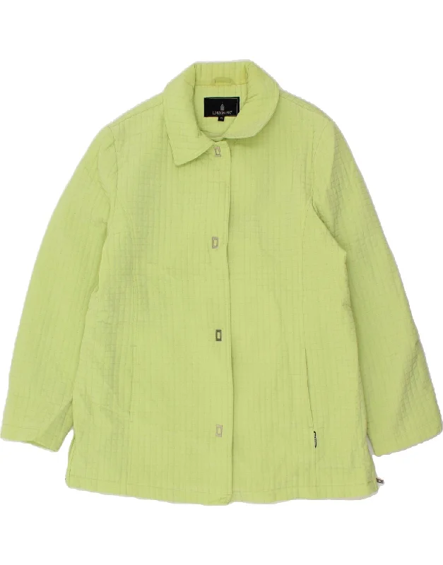 Holiday Sale LONDON FOG Womens Overcoat UK 18 XL Green Polyester