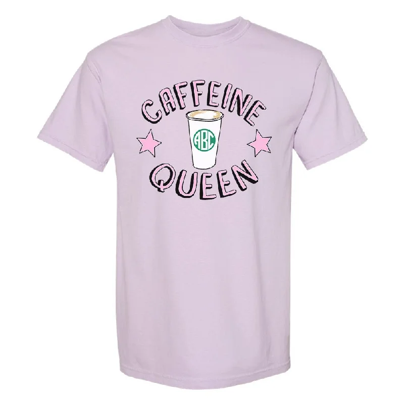 Lowest Price Monogrammed 'Caffeine Queen' T-Shirt
