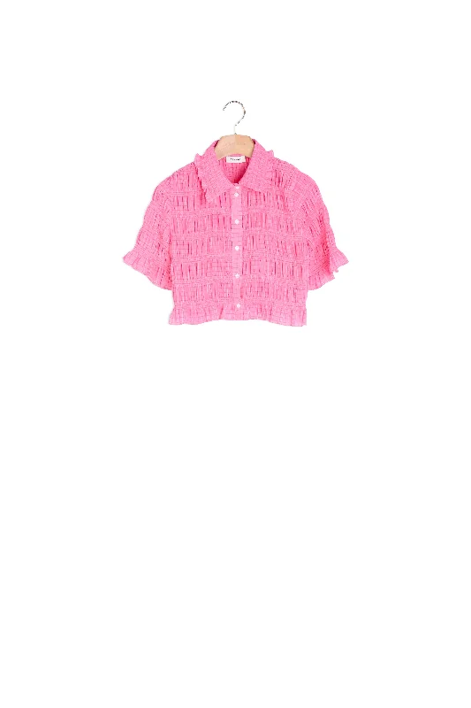 Early Bird Chemise courte smockée