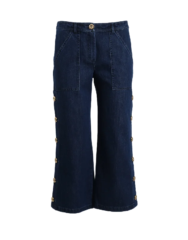 Weekend Discounts to Delight Denim Cargo Pant