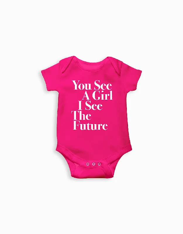Weekend Savings Spectacle You See A Girl Onesie
