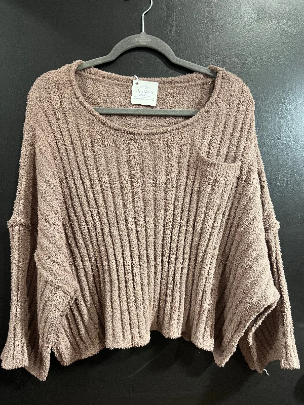 Stock Up Wide Round Neck Sweater