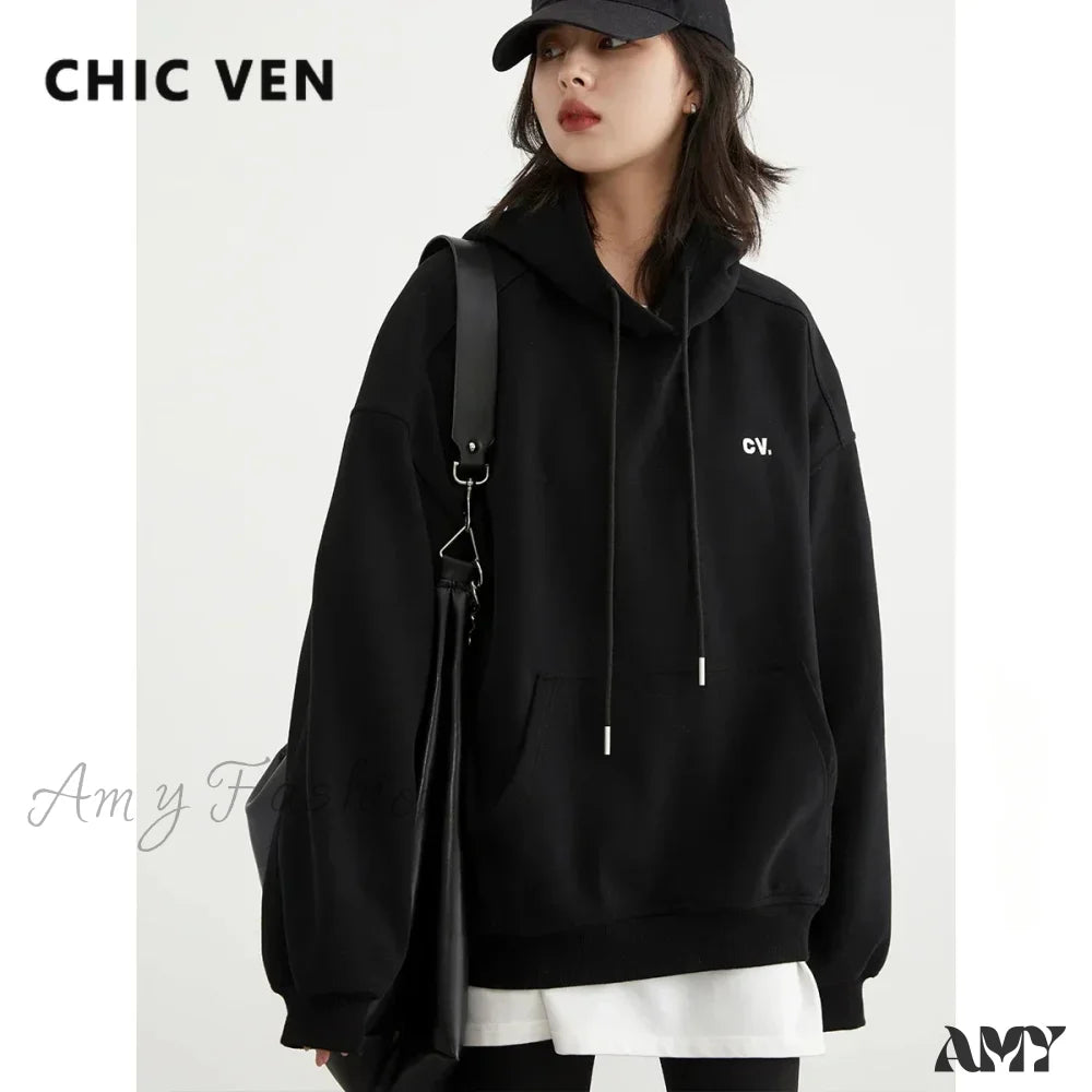 Factory Direct Sale Casual Hooded Plush Loose Warm Cozy Trendy Stylish Elegant Hoodies