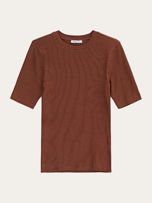 Deal Explosion Rib t-shirt - Tiramisu