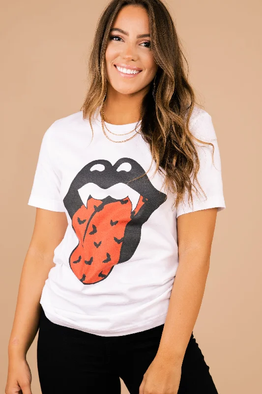 Epic Deals Don't Bat An Eye White Graphic Tee