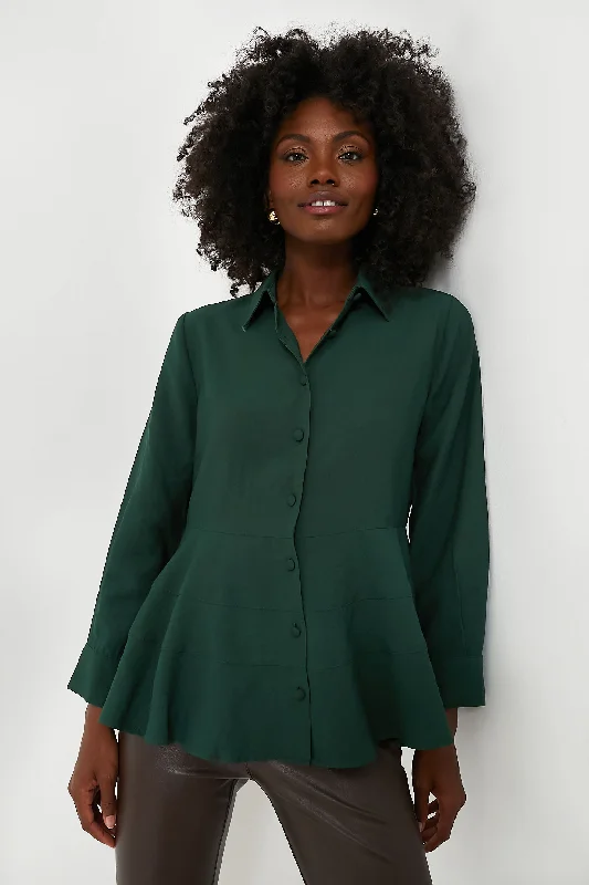 Epic Value Hunter Green Ashlen Blouse