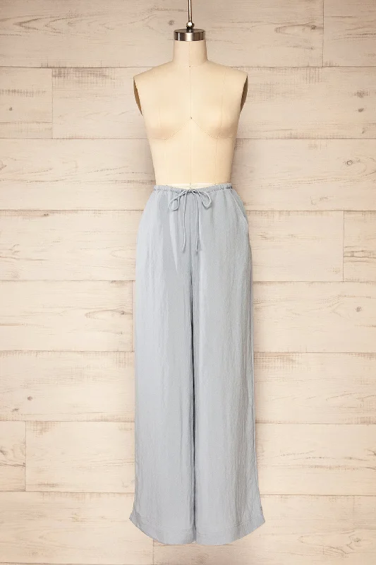 Best Choice Koya Blue | Lined High-Waisted Pants