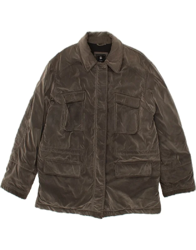 Weekend Discounts to Delight FAY Womens Windbreaker Jacket UK 18 XL Grey Polyamide
