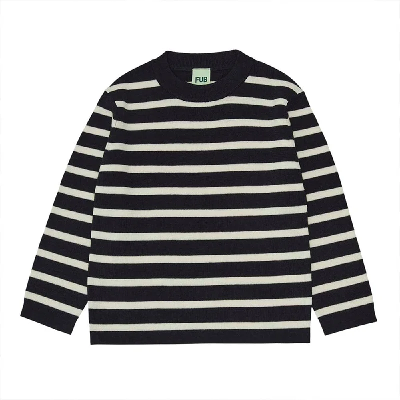 The Best Prices Long Sleeve Sweater Tee - Dark Navy/Ecru