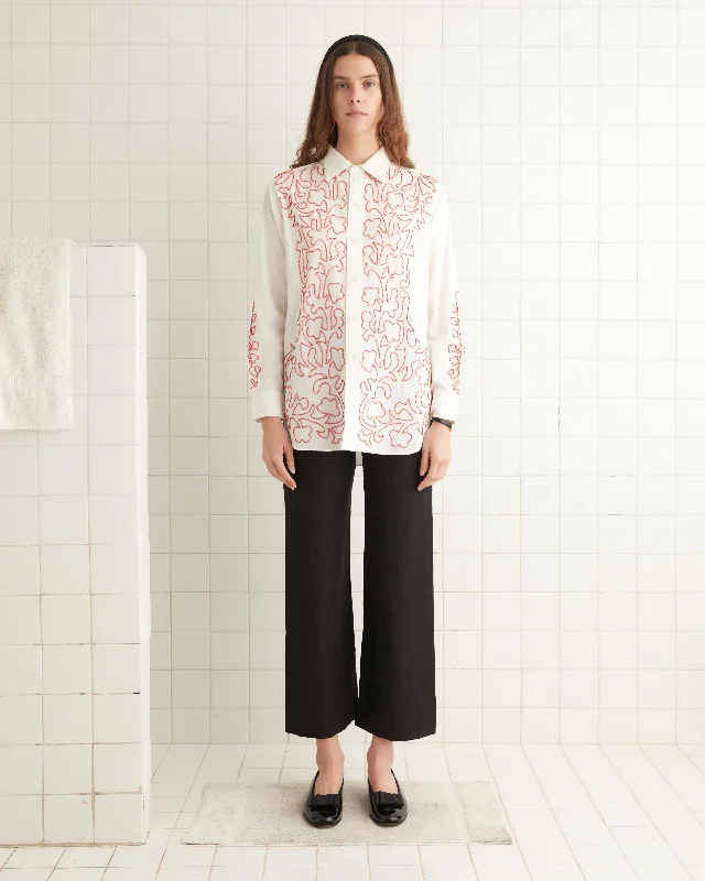 Instant Deal Beaded Crossvine Shirt