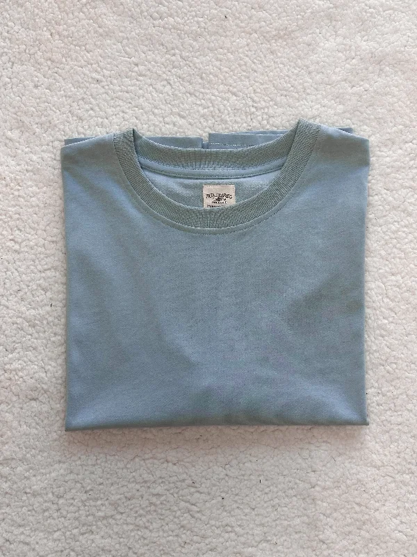 Steals and Deals Coastal Blue Basic Blank Tee