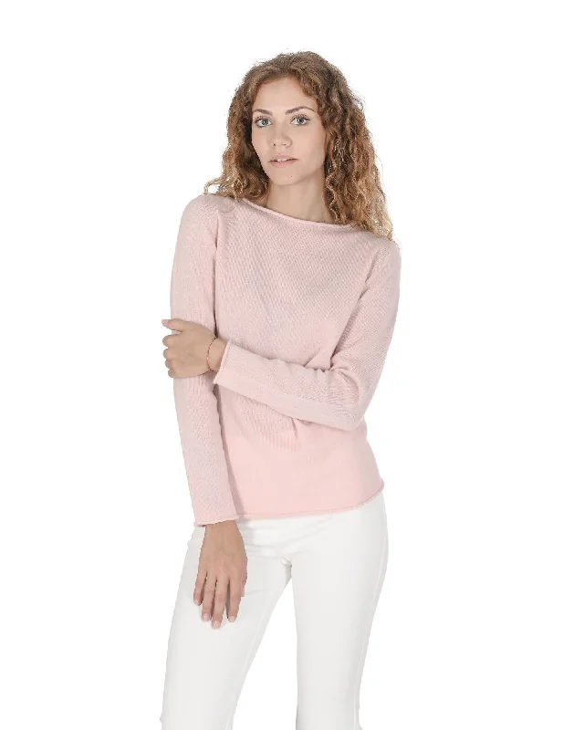 New Deals Cashmere Boatneck Sweater from Italy - S