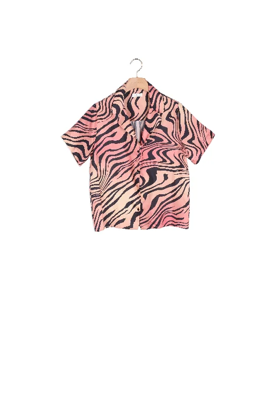 Get It Before It’s Gone Chemise imprimée en soie