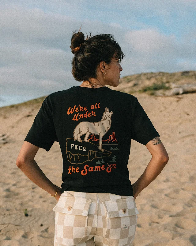 Super Sale Same Sun T-Shirt - Washed Black