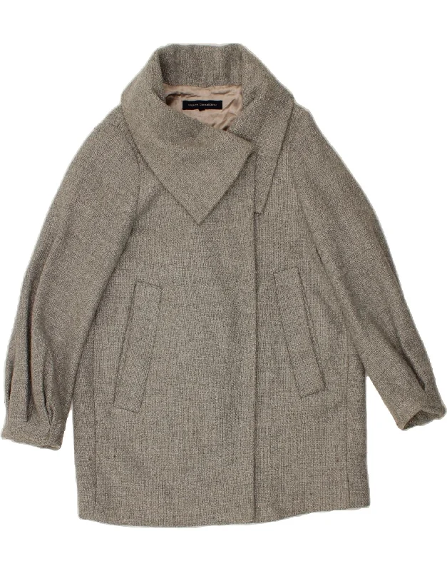 Blowout Deals FRENCH CONNECTION Womens Oversized Overcoat UK 8 Small Grey Viscose