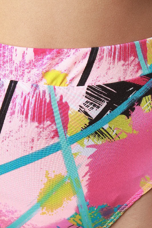 New Deal Paint Splash Abstract Print Two Piece Set
