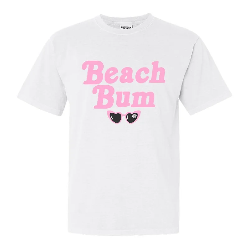Major Savings Monogrammed 'Beach Bum' T-Shirt