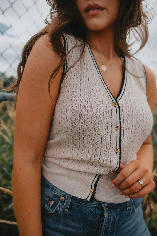 Weekend Bargains to Indulge In The Alana Vest by Heartloom - Sand