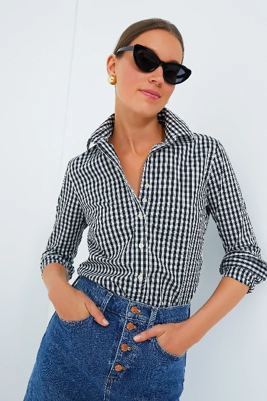 Major Savings Black Gingham Long Sleeve Icon Shirt