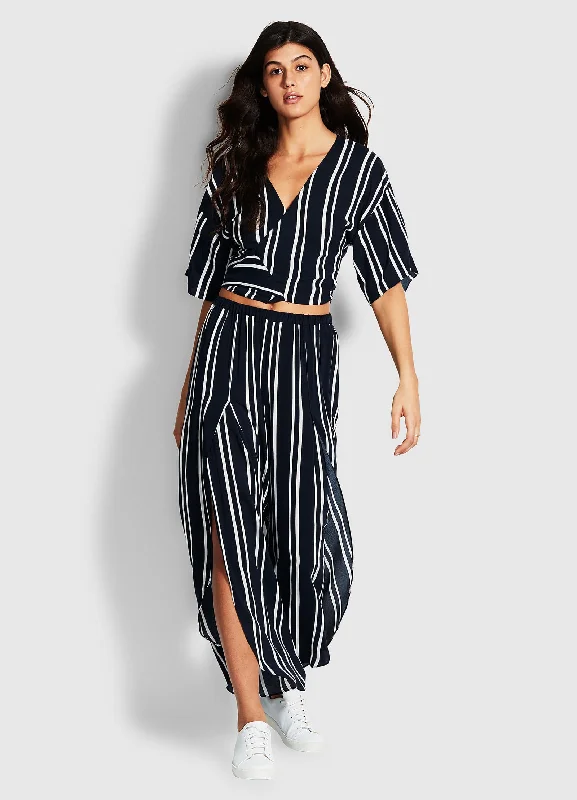 Bargain Prices Summer Sea Stripe Pants - Navy Stripe