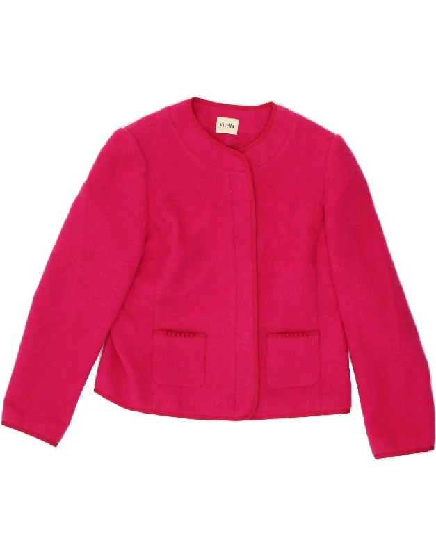 Take Advantage VIYELLA Womens Blazer Jacket UK 14 Large Pink