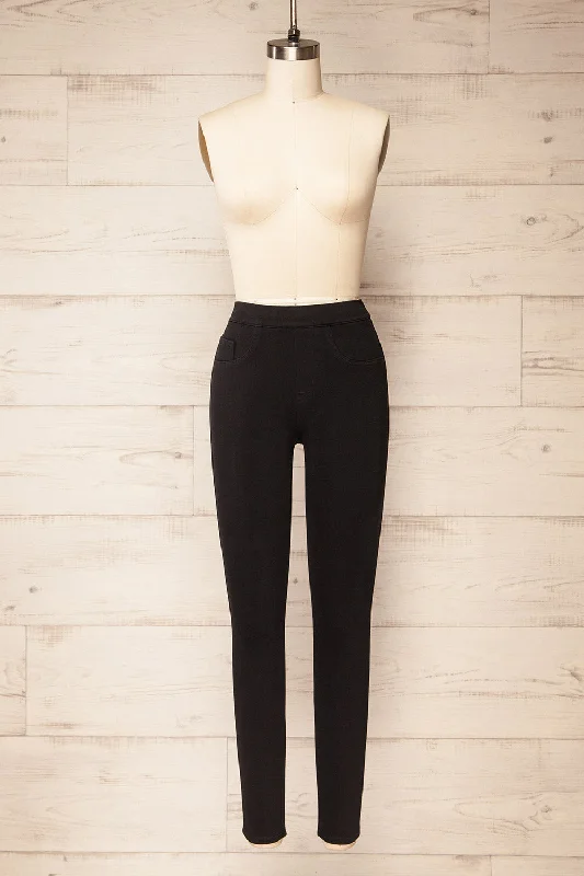 Hurry In Kawntry | Black Ankle Jeggings