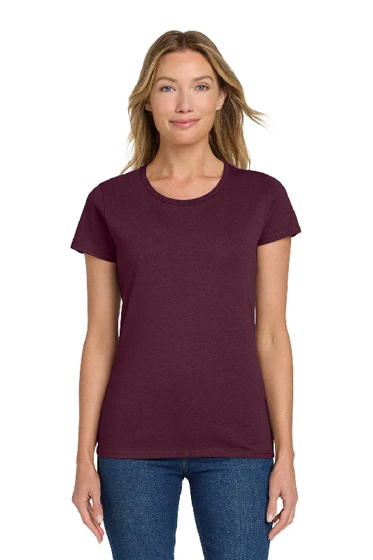 Unbeatable Prices Gildan Womens Short Sleeve Crewneck T-Shirt - Maroon