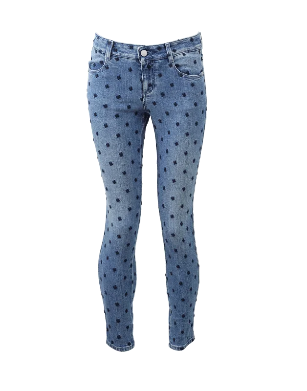 Discount Extravaganza Swiss Cross Embroidered Jean