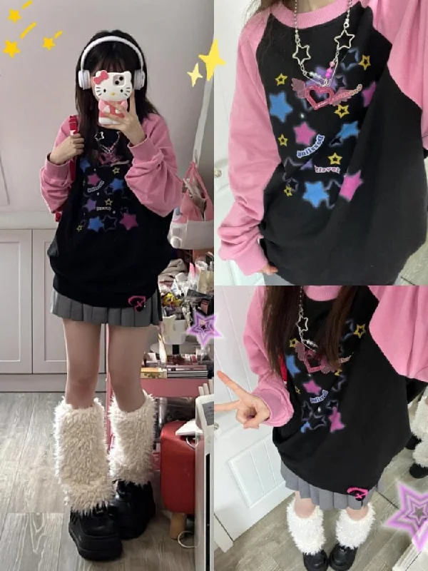 Price Rollback Starry Pastel Goth Sweater