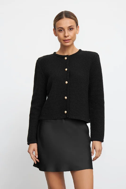 Major Savings Sienna Cardigan - Knitted Black