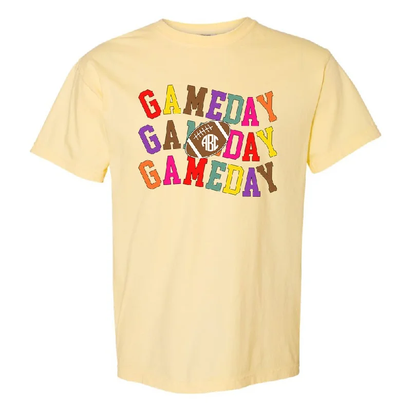Referral Discount Monogrammed 'Retro Game Day' T-Shirt