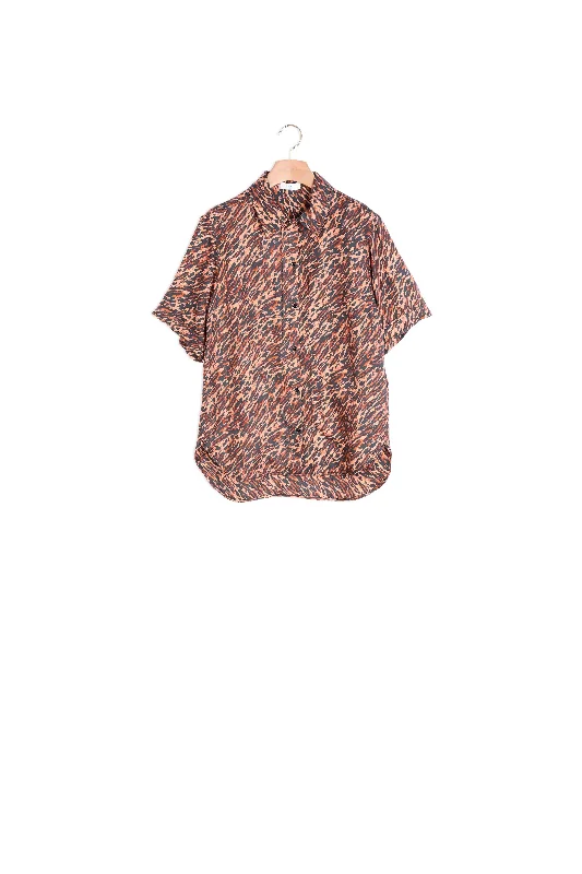 Customer Appreciation Sale Chemise imprimée en twill de soie