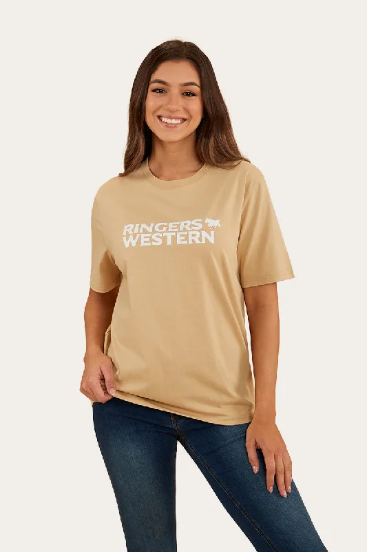Deal Explosion Somerset Womens Loose Fit T-Shirt - Dark Sand
