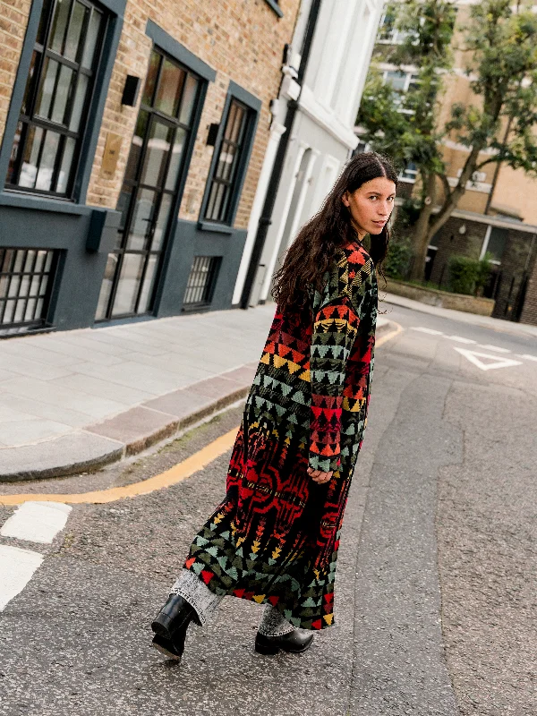 Exclusive Offers Marley Cotton Merino Jacquard Maxi Cardigan