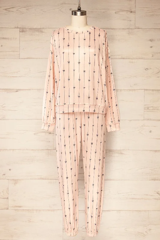 Act Now Set Funhalouro | Pink Loungewear Set