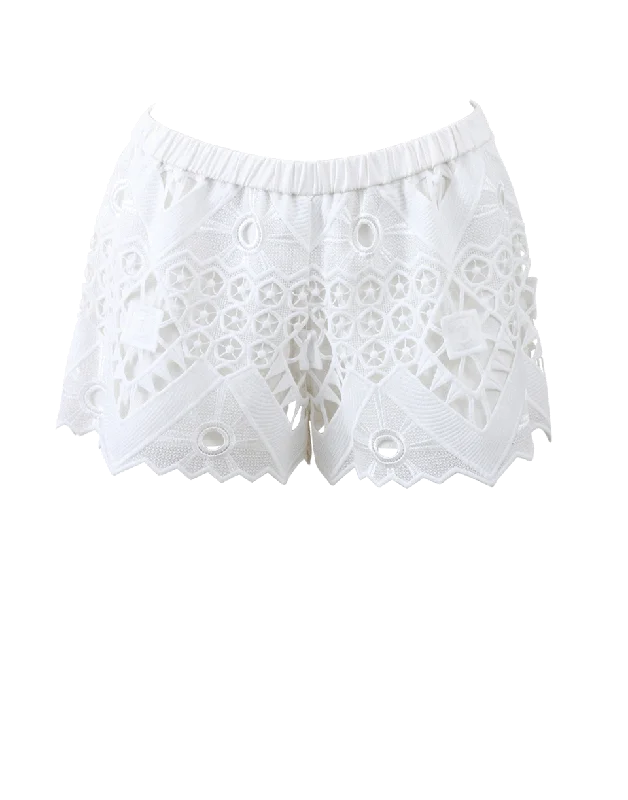 Can't Miss Gillian Crochet Shorts
