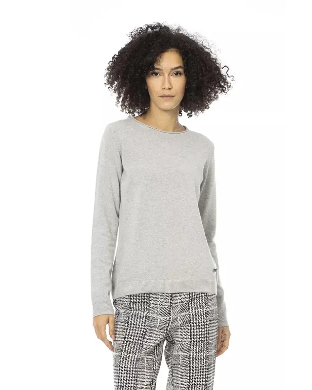 Weekend Discounts to Love Monogrammed Long Sleeve Crew Neck Sweater M Women