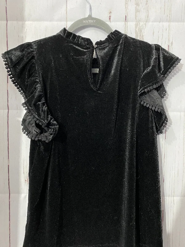 Price Rollback Velvet Flutter Sleeve Top