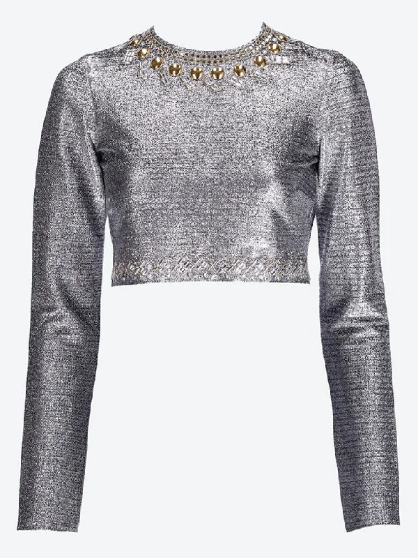 Extra Savings Lurex jersey top